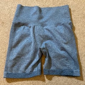 Blue athletic shorts